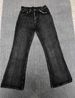 Men's Spring Heavyweight Bamboo Patterned Jeans Slightly Flared Retro Washed Distressed Striped Long Wrap Denim mid Waist Straight Pants_mkmklike.com