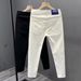 Men's Clothing Fashion Brand White And Black Handsome Jeans Men's Slim Fit Skinny Nine Point Boys' Pants Trousers Casual Pants Spring_mkmklike.com