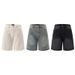 Men's Washed Jacquard Shorts Ripped Jeans Loose Fitting plus Size Wide Leg Pants American High Street Trendy Clothing_mkmklike.com