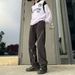 Nordmann European And American High Jeans For Men, Straight Leg, Loose Zipper Design, Niche Hip Hop Street Style Pants_mkmklike.com