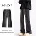 Men's Clothing Flared Jeans Spring And Autumn All Match Slim Large Size Straight Wide Leg Pants_mkmklike.com
