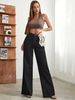 Women's Clothing Leg Jeans Classic Versatile Classic Black Straight Leg Jeans - High Waist Comfortable Cotton Denim Pants For Casual & Office Wear_mkmklike.com