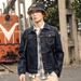 Pulse Pulse 2023 New Denim Korean Style Trendy European American Spring And Autumn Loose Fit Men's Jacket_mkmklike.com
