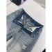 Unisex High Street Style Retro Distressed Jeans Loose Fit Slimming Straight Leg Slightly Flared Pants_mkmklike.com