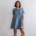 2026 Fashion And Leisure Leopard Pattern Slim Short Sleeved Women's Cowboy Dress 89316_mkmklike.com