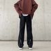 Suitable For All Seasons LKTM Men's Fashion#High Street Vibe Style Draped Jeans For Men With Back Zipper Trendy Casual Long Pants_mkmklike.com