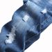 Men's Clothing Slim Fit Ripped Jeans Midweight Polyester Skinny Trousers Trendy Cropped Length Simple Design_mkmklike.com