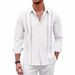 Floral Trendy Brand European And Style Striped Long Sleeve Shirt Men's Casual Cool Loose American Retro Export Top_mkmklike.com