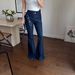 Women's Clothing American Style High-Waisted Flared Jeans For Women Faux Two-Piece Set Trendy Ins Hot Item Comfortable Fit Denim_mkmklike.com