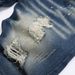 Men's Vintage Wash Distressed Denim Shorts, Stretch Slim Fit Knee-Length Ripped Jeans Shorts For Men, Retro Casual Cargo Shorts_mkmklike.com