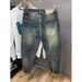 Men's Clothing High End Jeans for Men, New Loose and Slim Harem Pants for Spring and Autumn, Gradient Layer Washed Narrow Leg Men's Trousers_mkmklike.com