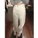 Premium White Jeans For Men – High Street Wide-Leg Trousers With Vintage Wash & Drop-Crotch (S-XXXL) – Minimalist Summer Staple_mkmklike.com