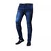 Men Jeans Straight Pants Mid Waist Strecth Washed Vintage Distressed Pockets Basics Ankle Length Trousers Streetwear Denims Trendy_mkmklike.com
