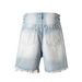 Men's Clothing European And American High Street Foreign Trade Best Selling Ins Style Washed And Worn Cat Whisker Hole Denim Shorts Jeans_mkmklike.com
