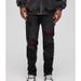 Men's Clothing Autumn/Winter Washed Ripped Jeans Men's Distressed Washed Black Jeans - Slim Fit Straight Leg Denim Pants For Hip-Hop & Streetwear_mkmklike.com