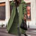 Women's Clothing new style temperament niche personality leisure large lapel medium and long windbreaker jacket _mkmklike.com
