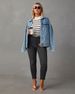 Women's Fashion High-waisted Small Feet Washed Ripped Jeans_mkmklike.com