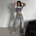 K Retro High Waisted Jeans, Trendy High Street Design, Loose And Slimming Straight Leg Pants_mkmklike.com