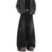 American Cat Whisker Curved Knife Jeans For Men's High Street, Loose Design, Clean Fit Straight Wide Leg Long Pants_mkmklike.com