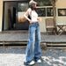 Low-Rise Flared Jeans For Women – Vintage Whisker Wash, Stretch Comfort & Casual Chic (XS-XL, High Shine Blue, Regular & Tall Lengths)_mkmklike.com