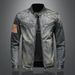 Loom 2024 Spring Autumn Retro Denim Men's Trendy Brand European And American Street Style Motorcycle Workwear Stand Collar_mkmklike.com