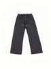 5-Button Fly Raw Selvedge Jeans – 14oz Black Cotton Unwashed Straight Leg | A-Line Rigid Denim Pants For Authentic Fade Journey_mkmklike.com