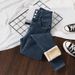 ELLE Fashion High Waist Stretch Jeans For Women, Fleece Lined, 2025 Autumn Winter New Slim Fit Pencil Versatile Long Pants_mkmklike.com