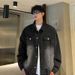 Men's Clothing Hole Denim Jacket Men's Fashion Brand Loose Niche Workwear Handsome Jacket_mkmklike.com
