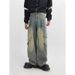 Nordmann Design Sense Niche Wide-Leg Jeans For Men American Retro Loose Straight Casual Autumn Winter Cool Workwear Pants_mkmklike.com