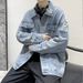 Loom Ripped Denim For Men, Autumn Winter, Loose Fit, High-End Feel, Stylish Cool, European And American High Street Hip-Hop_mkmklike.com