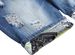 "Men's Slim-Fit Distressed Denim Shorts – Trendy 5-Pocket Worn Look, Mid Waist Casual Summer Shorts (Sizes 28-42, Bluish/Black)"_mkmklike.com