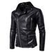 Men's Clothing New Men's Motorcycle Leather Jacket Multi zipper Men's Leather Jacket 1800 B003_mkmklike.com
