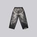 Y2k Vintage Washed Denim Jeans For Men & Women - High Street Retro Straight Leg Pants With Flared Design_mkmklike.com