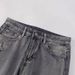 European And American Street Retro High-End Feel Distressed Flared Jeans For Men, Trendy Brand, Loose Washed Vintage_mkmklike.com