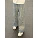 New Cleanfit Black Striped Puppy Straight-leg Versatile Curved Jeans For Men And Women, American High Street Style Pants_mkmklike.com