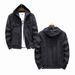 Men's Clothing New Casual Men's Jacket 2025 Spring Trendy Versatile Workwear Fit One Piece Hooded Denim Jacket For Men_mkmklike.com