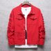 Rippeddenim Jacketmen's Korean Version Of Students Handsome Clothes Trend Loose Spring And Autumn Tide Brand Hong Kong Style Internet Celebrity Jacket_mkmklike.com