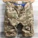 Men's Summer Thin Denim Shorts Desert Camouflage Loose Fit Casual 5-Point Mid-Length Outdoor Work Pants_mkmklike.com