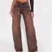 Women's Clothing Street Style Women's Straight Pants Heavy Wash Stretch Jeans_mkmklike.com