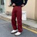 Men's Clothing Autumn Jacquard Full Print High Street Fashion Brand Design Jeans Loose Straight Washed Wide Leg Trousers_mkmklike.com