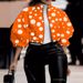 Women's Clothing Fashion Temperament Polka Dot Printed Short Top Jacket_mkmklike.com