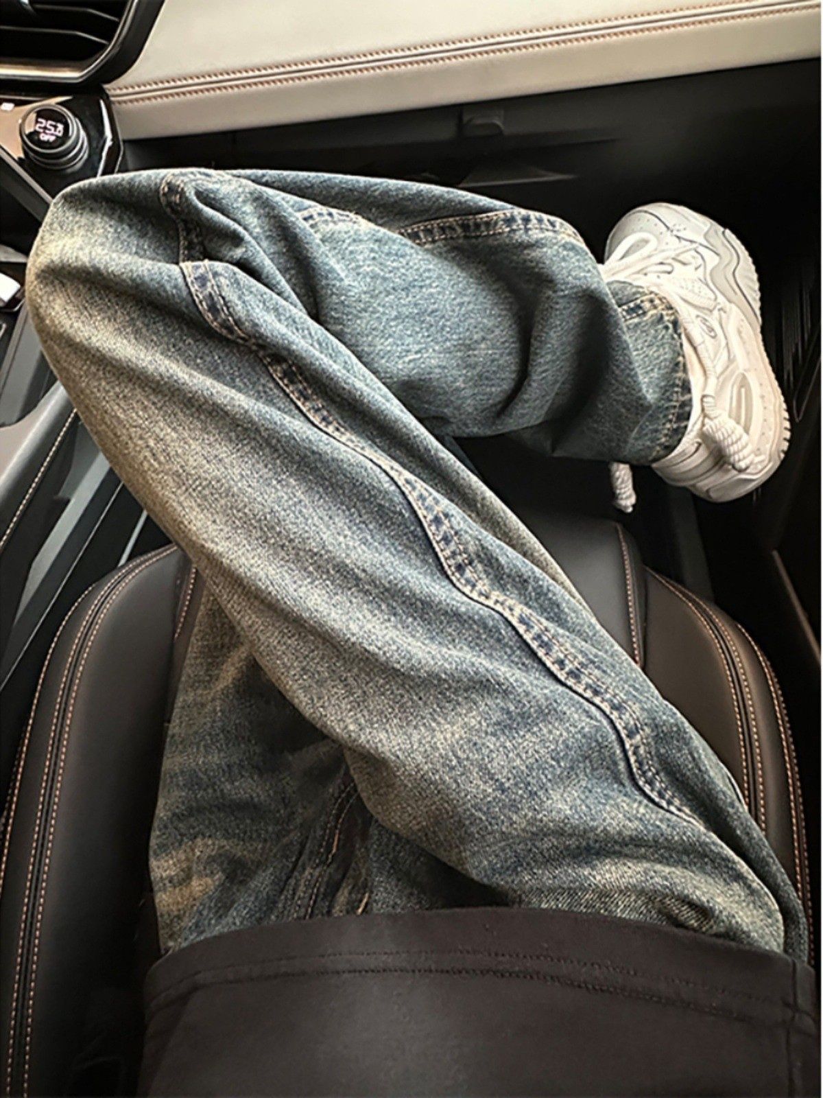 BOY American High Street Cool Men's Jeans Spring Autumn Trendy Vintage Versatile Loose Straight Pants_mkmklike.com