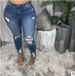 High-Waisted Stretchy Slim Fit Jeans From Foreign Trade Smooths Your Silhouette Denim Pencil Micro Flare Leggings For Women_mkmklike.com