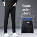 Northfold Summer New Jeans Korean Style Slim Straight Mid-Waist Stretch Black Comfortable Soft Fit Men's Pants_mkmklike.com