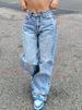 K Versatile, Minimalist, Slim Fit, Fashionable Jeans For Women_mkmklike.com