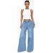 Women's Relaxed Fit Vintage Straight Leg Jeans – Stretchy Wide Leg Denim Pants With Casual Drape (Light Blue, S/M/L/Xl)_mkmklike.com