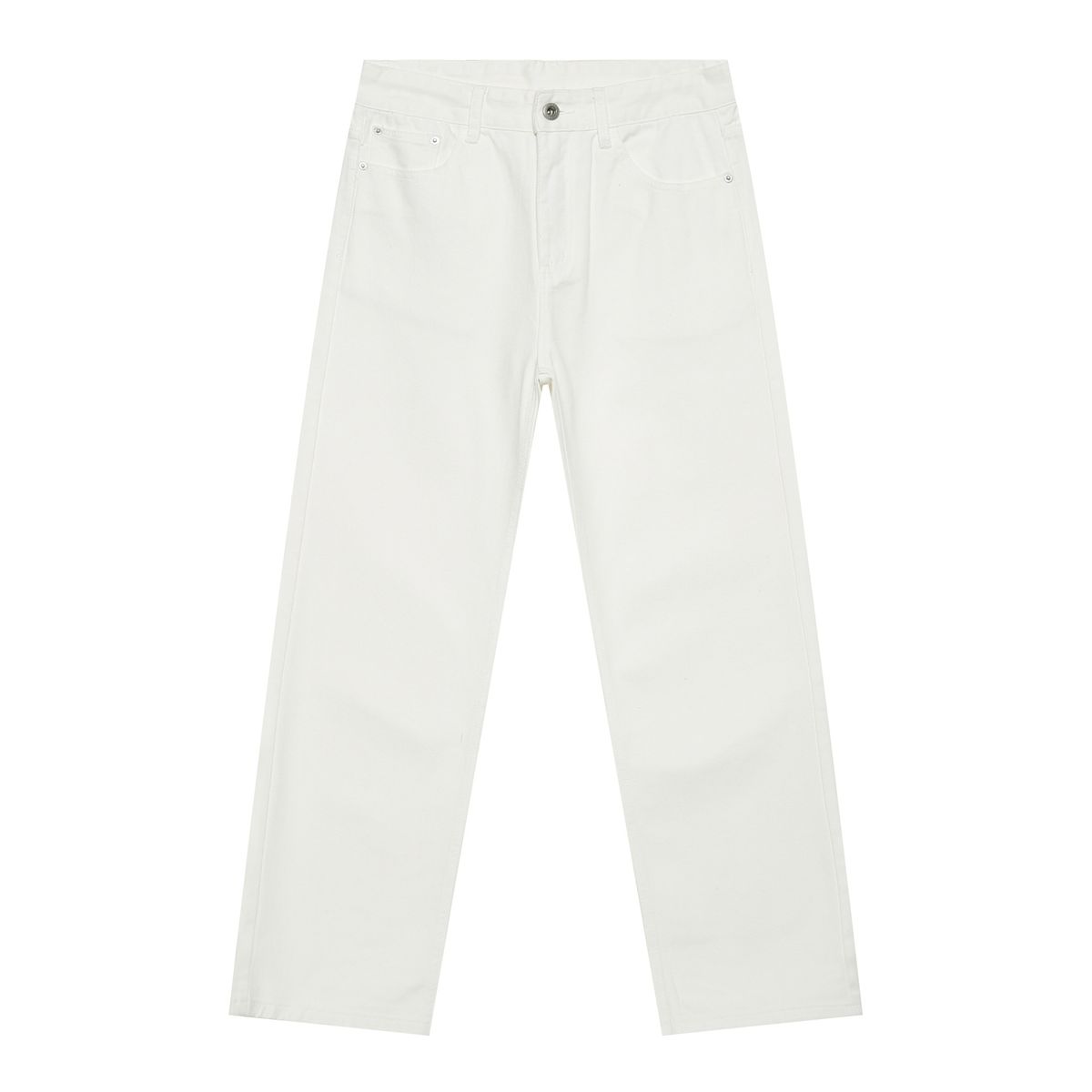 Men's Clothing Multi Color Straight Washed Jeans For Men Loose Straight Wide Leg Versatile Casual Trousers_mkmklike.com