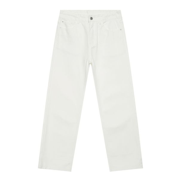 Men's Clothing Multi Color Straight Washed Jeans For Men Loose Straight Wide Leg Versatile Casual Trousers_mkmklike.com