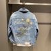 BOY Original Design New Men's Flower Embroidery Casual Trendy Denim Jacket B2BJC3160_mkmklike.com