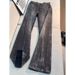 High-Waisted Slim Bootcut Jeans For Men – Stretch Flared Hem With Vintage Wash (S-3XL, Button Fly, Polyester Blend)_mkmklike.com